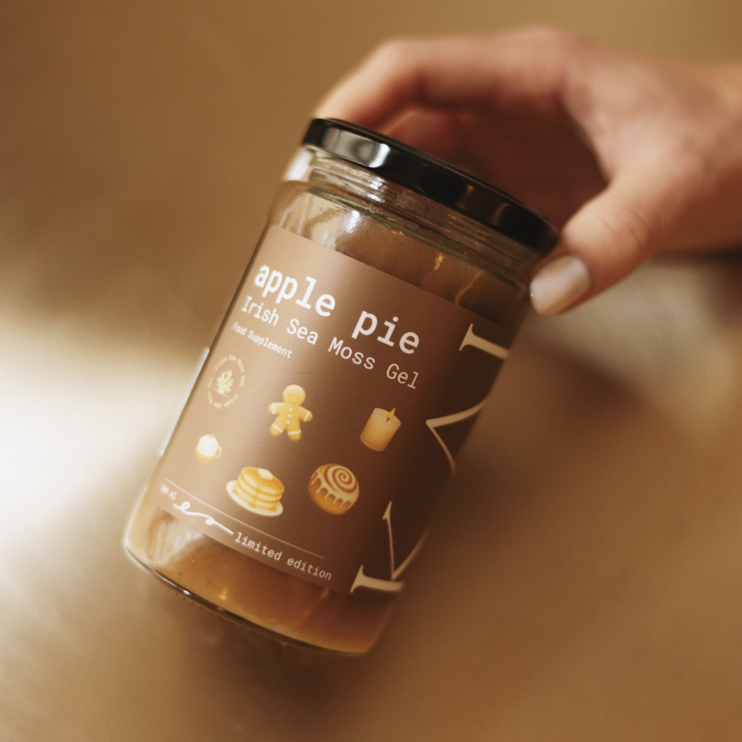 Sea Moss Gel sa ukusom pite od jabuka - VEGAN